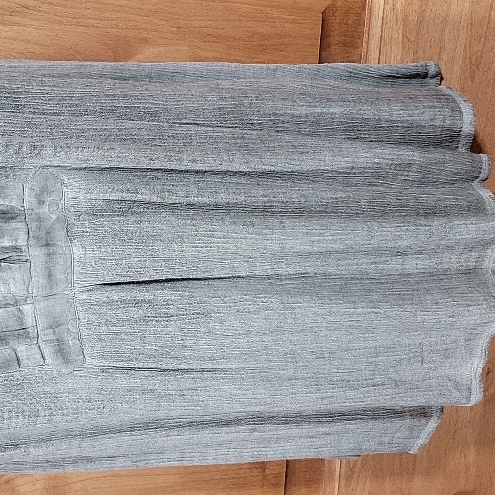 Free People Gray Sleeveless Tunic Top - Picture 3 of 13